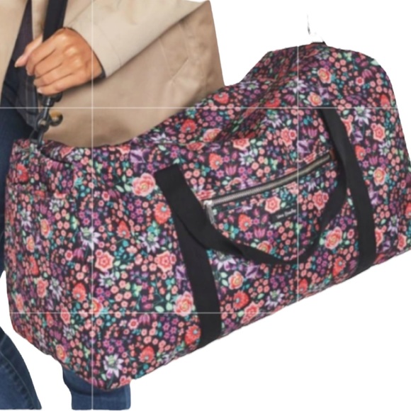 Vera Bradley Handbags - Vera Bradley Lighten Up Weekender Travel Duffle Tote Bag - Petite Vines - NWT